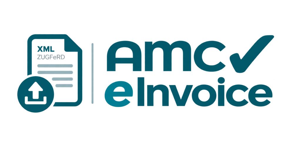 AMC eInvoice — E-Rechnung nach EN 16931 aus jedem Rechnungsdruck